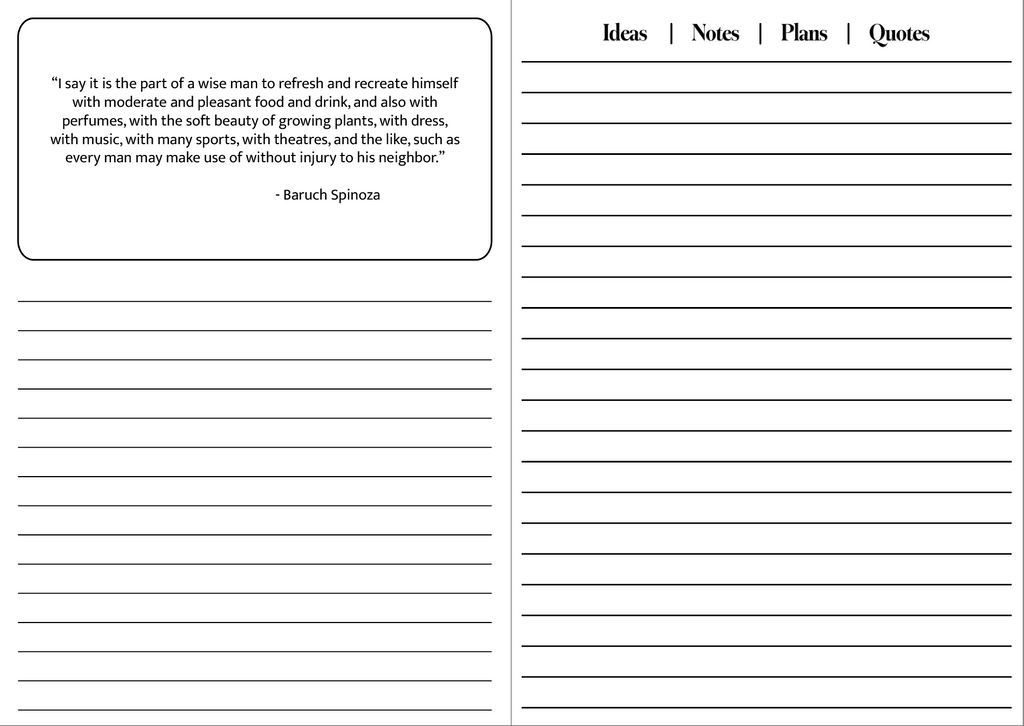 A Superessential Planner; 6-Month Undated Daily Planner