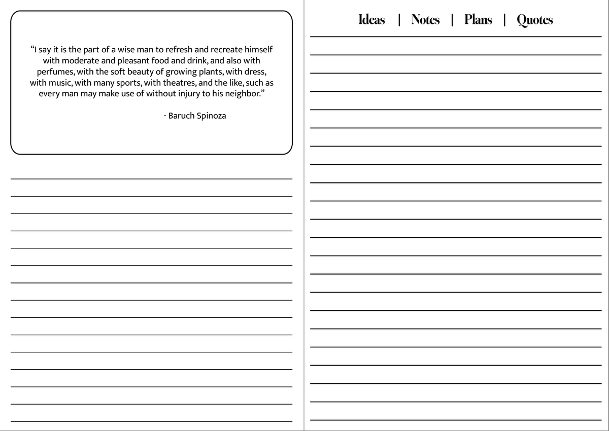 A Superessential Planner; 6-Month Undated Daily Planner